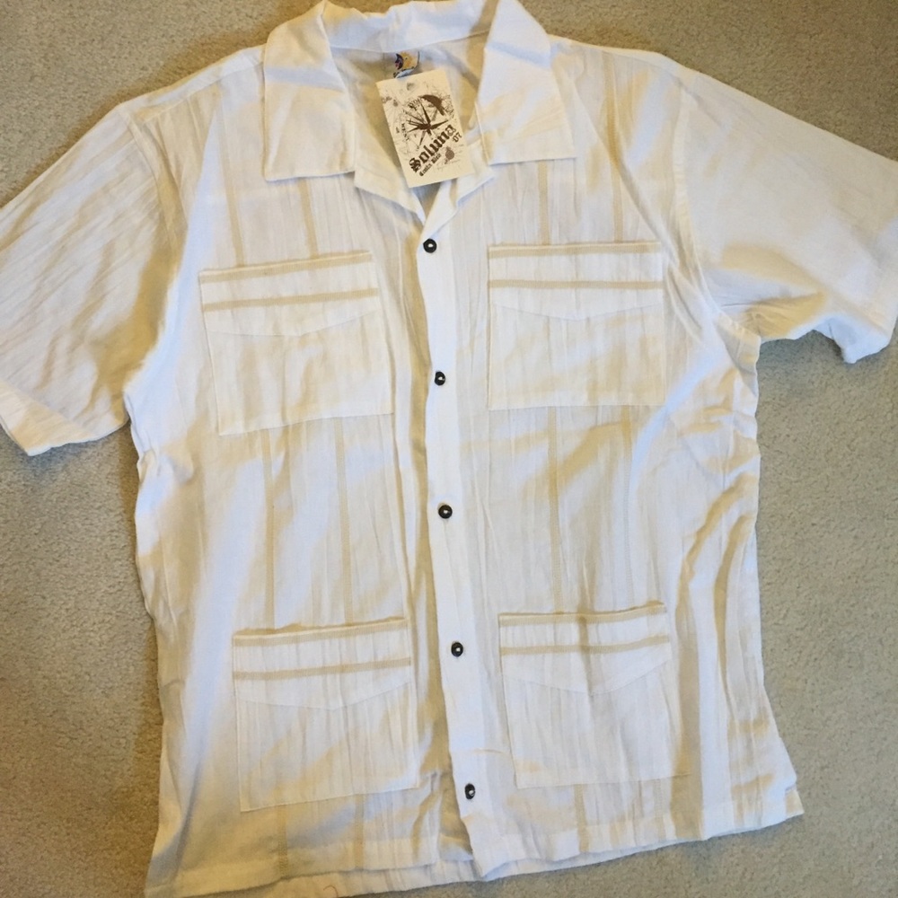 Button Down White Top